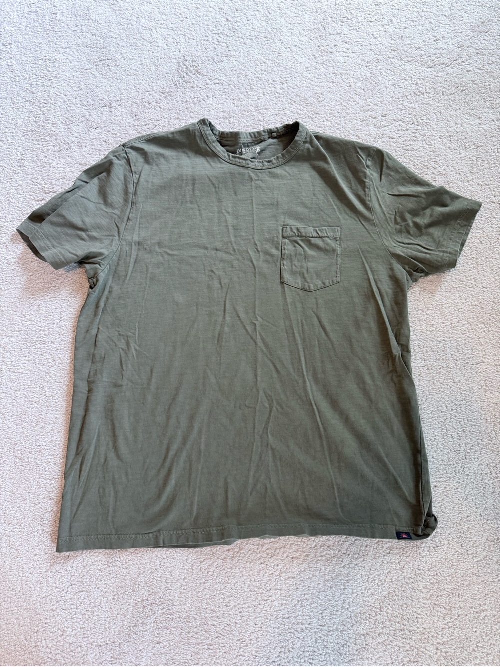 Faherty 100% cotton t-shirt